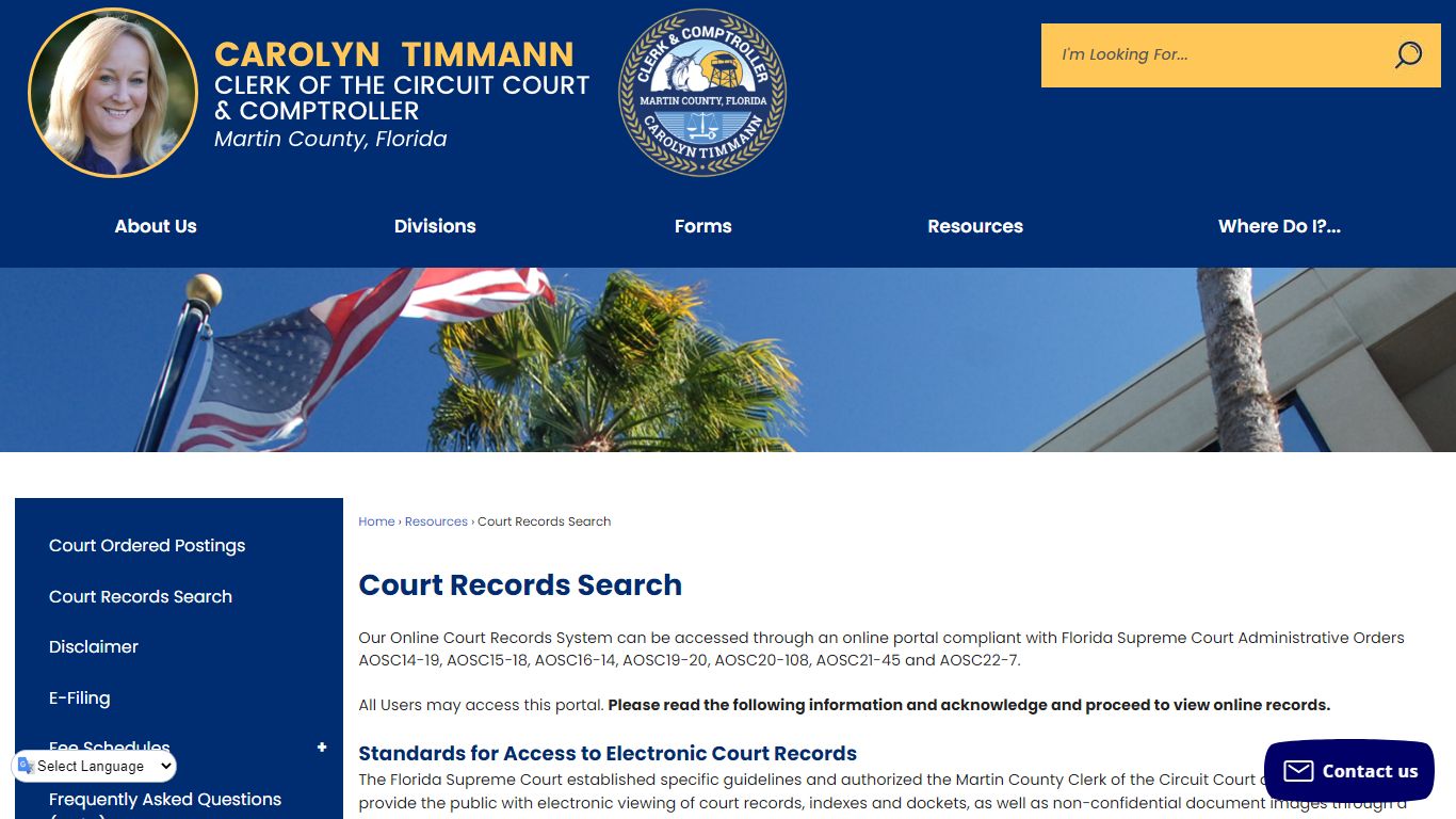 Court Records Search | Martin County Clerk